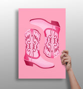 Pinky Boots Aluminum Print.